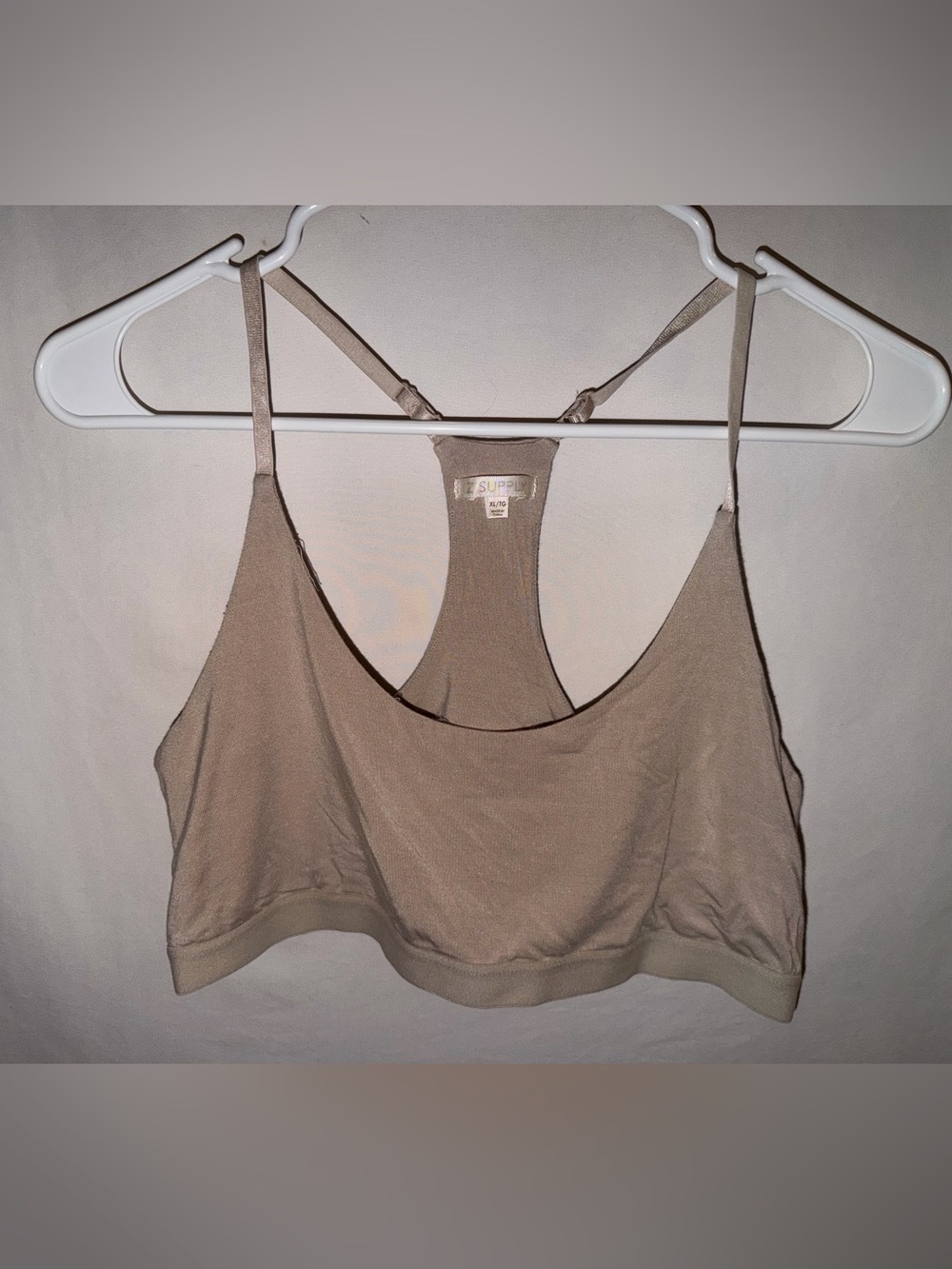 Z Supply Taupe Racerback Bralette